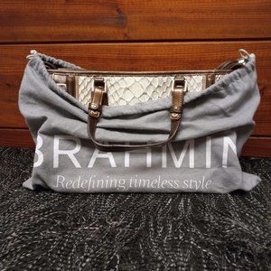 Rare Brahmin Mini Asher – Sky Carlisle Purse, Embossed Leather Faux Croc.